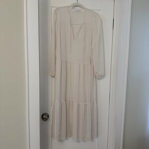 Aritzia Little Moon White Long Sleeve Cover Up XS
